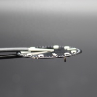Pièces de montres pour hommes, cadran personnalisé de 28,5 mm, luminescence verte C3, compatible avec les mouvements Seiko NH35a, ETA 2824, Miyota 8215