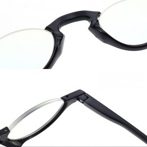 Lunettes de lecture demi-<span class=keywords><strong>lune</strong></span> pour hommes, lunettes de lecture demi-cerclées pour femmes, lunettes rétro, lunettes demi-cerclées bloquant la lumière bleue - Product Image 5