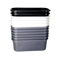 Boîte à glace empilable en PP de qualité alimentaire sans BPA, durable, pour les boutiques de desserts professionnelles