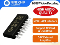 Mini Chip Bluetooth MP3 Serie N939X, Chip IC de Fabricante OEM, Chip de Voz Grabable para Alarma de Seguridad