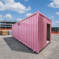 Maison conteneur à assemblage rapide, structure en acier, panneaux sandwich, bureau modulaire préfabriqué détachable