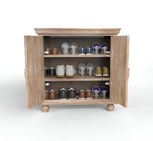 Aparador Jodhpuri con Tallado en Madera, Construcción de Madera Sólida, Diseño Elegante Tallado a Mano, Acabado Duradero y Amplio Espacio de Almacenamiento - Product Image 3