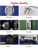Equipo de Prueba de Calandrado por Presión de Calor para Telas, Máquina de Calandrado para Textiles No Tejidos