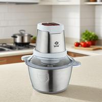 Hachoir Électrique 300W 1,5L avec Lames en Acier Inoxydable Sans BPA, Mini Robot Culinaire pour Ail, Oignon, Viande, Légumes