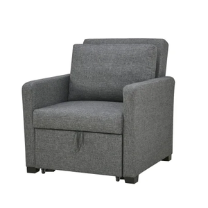 Canapé-lit simple gris confortable et <span class=keywords><strong>pliable</strong></span> en tissu pour appartement et hôtel, facilement extensible pour la famille - Product Image 2