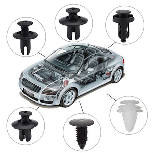 HE26 100PCS Universal <b>Car</b> Buckle Set Nylon <b>Push</b> Type Retainer Door Trim Shield Cover C05 C20 C32 B01 D02 A16 - Product Image 2