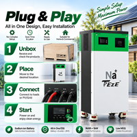 Système de stockage d'énergie (ESS) tout-en-un à ions sodium 9 kWh avec onduleur 5 kW intégré et fonction Wi-Fi, prêt à l'emploi, 6 unités en parallèle et extension de 15 batteries