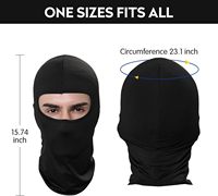 Masker wajah tipis olahraga luar ruangan, topi berburu memancing penutup kepala pria sepeda Balaclava masker wajah sepeda motor