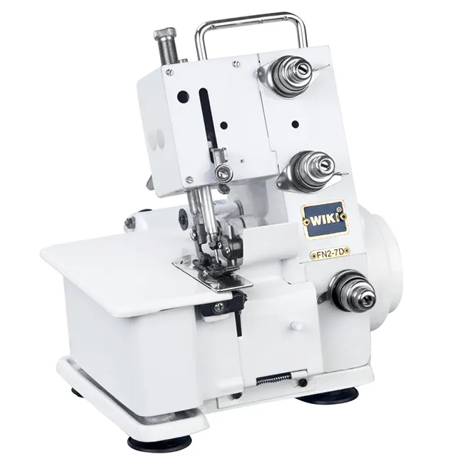 VENDA QUENTE FN2-7D-B jukky Overlock Máquina de costura com luz e um motor embutido para formar um conjunto completo