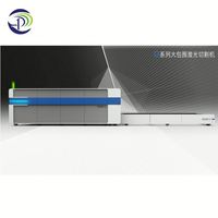 Mesin Pemotong Laser Serat Full Cover 2060 1.5kw/2kw/3kw/6kw Tipe Gantry untuk Logam Baja Tembaga dengan Meja Pertukaran dan Kontrol Cypcut