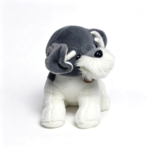Lindo Peluche de Schnauzer, Muñeco de Perro de Peluche Suave con Barba y Cejas Distintivas, para Niños, Regalo de Cumpleaños, Decoración del Hogar - Product Image 2