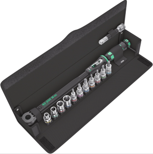 ชุดประแจทอร์ค Wera ขนาด 1/2 นิ้ว (40-200 นิวตันเมตร): ชุดเครื่อง<span class=keywords><strong>ม</strong></span>ือซ็อกเก็ตและทอร์คสำหรับ<span class=keywords><strong>ม</strong></span>ืออาชีพ พร้อ<span class=keywords><strong>ม</strong></span>กระเป๋าแบบ<span class=keywords><strong>ม</strong></span>้วนเก็บได้ - Product Image 1