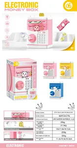 Tirelire créative pour enfants en forme de dessin animé, mini-coffre-fort ATM en étain avec musique et histoire, motif de tirelire à monnaie mignonne, produit transfrontalier - Product Image 6