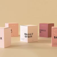 Scatola Quadrata Personalizzata in Cartoncino Colorato per Confezione Regalo e Imballaggio Candele
