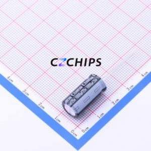 Condensador Electrolítico de Aluminio de Montaje Pasante GF1E102MG200A00CV0, D10xL20mm 1000uF 20% 25V 5mm - Product Image 1