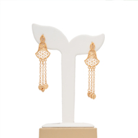 Ensemble de bijoux de mariée islamique plaqué or 14 carats de luxe pour femmes, occasions de fiançailles et de mariage, fabriqué en Chine