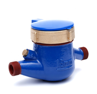Compteur d'eau froide à cadran sec Multijet en fonte 15mm Installation horizontale ISO 4064 Classe B IP68 Protection OEM Personnalisable