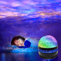 Lampe de projection spirale RGB pour chambre à coucher, effet ciel céleste romantique, nuages tourbillonnants, flamme, nébuleuse, vague tourbillonnante, décoration d'ambiance, veilleuse