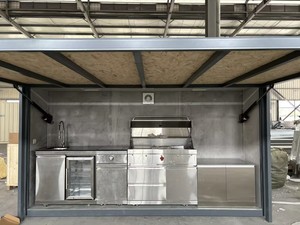 Cuisine extérieure moderne, cuisine extérieure en acier inoxydable sur mesure, barbecue extérieur - Product Image 2