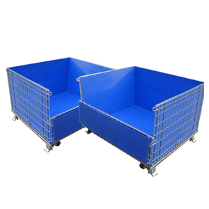 Tùy chỉnh kim loại số lượng lớn Euro lồng <span class=keywords><strong>Pallet</strong></span> xách tay Heavy Duty hàn thực phẩm lưu trữ Locker xách tay <span class=keywords><strong>pallet</strong></span> có thể gập lại <span class=keywords><strong>container</strong></span> - Product Image 2