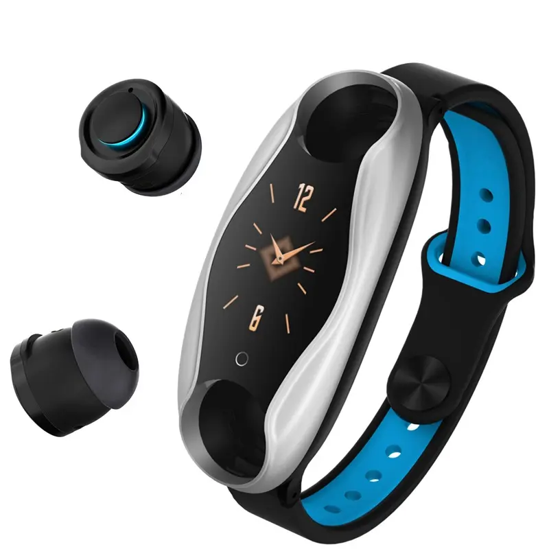 New product ideas 2022 2 in 1 Smart watch with earbuds T90 smartwatch with earbuds earphone smart watch earbuds