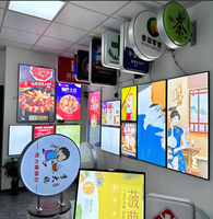 Kotak Lampu LED Ultra-tipis Kustom ODM/OEM Bingkai Poster Film Persegi Panjang Menu Dekorasi Rumah Bingkai Foto Mudah Dipasang
