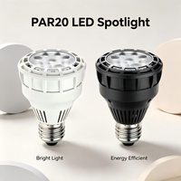 Projecteur LED VAKESUN VP05 PAR20, base E26/E27, aluminium, température de couleur 2700K-6500K, CRI 90, garantie 3 ans, utilisation en intérieur