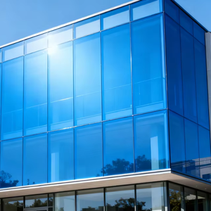 무료 샘플 블루 건축용 창문 필름 0.09mm - 90% 열 차단 83% 광 투과율 99% 자외선 차단 필름 - Product Image 5