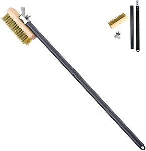 <span class=keywords><strong>Brosse</strong></span> de nettoyage en fil de cuivre <span class=keywords><strong>pour</strong></span> <span class=keywords><strong>four</strong></span> à pizza commercial avec grattoir en acier inoxydable <span class=keywords><strong>pour</strong></span> <span class=keywords><strong>four</strong></span> à <span class=keywords><strong>bois</strong></span>, outils <span class=keywords><strong>pour</strong></span> pizza - Product Image 6