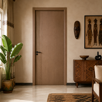 Nuevo en 2026: Revestimiento de PVC para Puertas con Diseño de Madera Realista, Panel Moderno Tallado y Grabado, Muestra Gratis