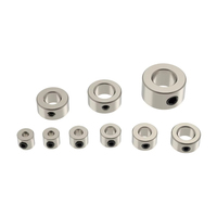 Anillo de Bloqueo de Acero Inoxidable 304, Manguito de Eje con Diámetro Interior de 2/3/4/5/6/7/8/10/12 mm para Impresora 3D, Router CNC