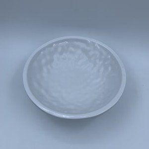 D 12.5 cm Hauteur 4.5 cm 210 G Mélamine Matériel Imitation Porcelaine Blanc Brillant Couleur Clés Bijoux Petits Plateaux - Product Image 3