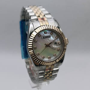 Reloj mecánico NH05 de 31 mm para mujer, luminoso, de acero inoxidable, cristal de zafiro, resistente al agua, luminoso - Product Image 5