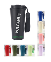 Gobelet isotherme à double paroi en acier inoxydable personnalisable avec couvercle, écologique, portable, réutilisable, pour eau, café, cadeaux