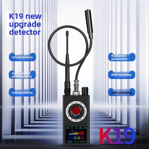 Détecteur de signaux RF portable K19, détecteur de caméras espions, scanner de signaux sans fil GPS, détecteur d'aimants, protection anti-espionnage, ABS - Product Image 4