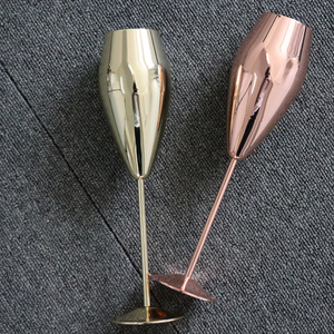 <span class=keywords><strong>Tulipe</strong></span> plate en acier inoxydable 304 de qualité supérieure pour gobelet à champagne Flûte florale de luxe Verres pour bar à domicile Options de logo personnalisé - Product Image 4