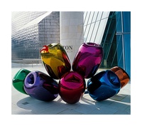 Statue de canard porte-monnaie en résine de fibre de verre, modèle de dessin animé, décoration de centre commercial, sculpture, 120 cm, objet de collection d'art