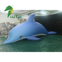 Promotion Dauphin gonflable bleu, ballon en forme d'animal, dauphin gonflable géant à vendre