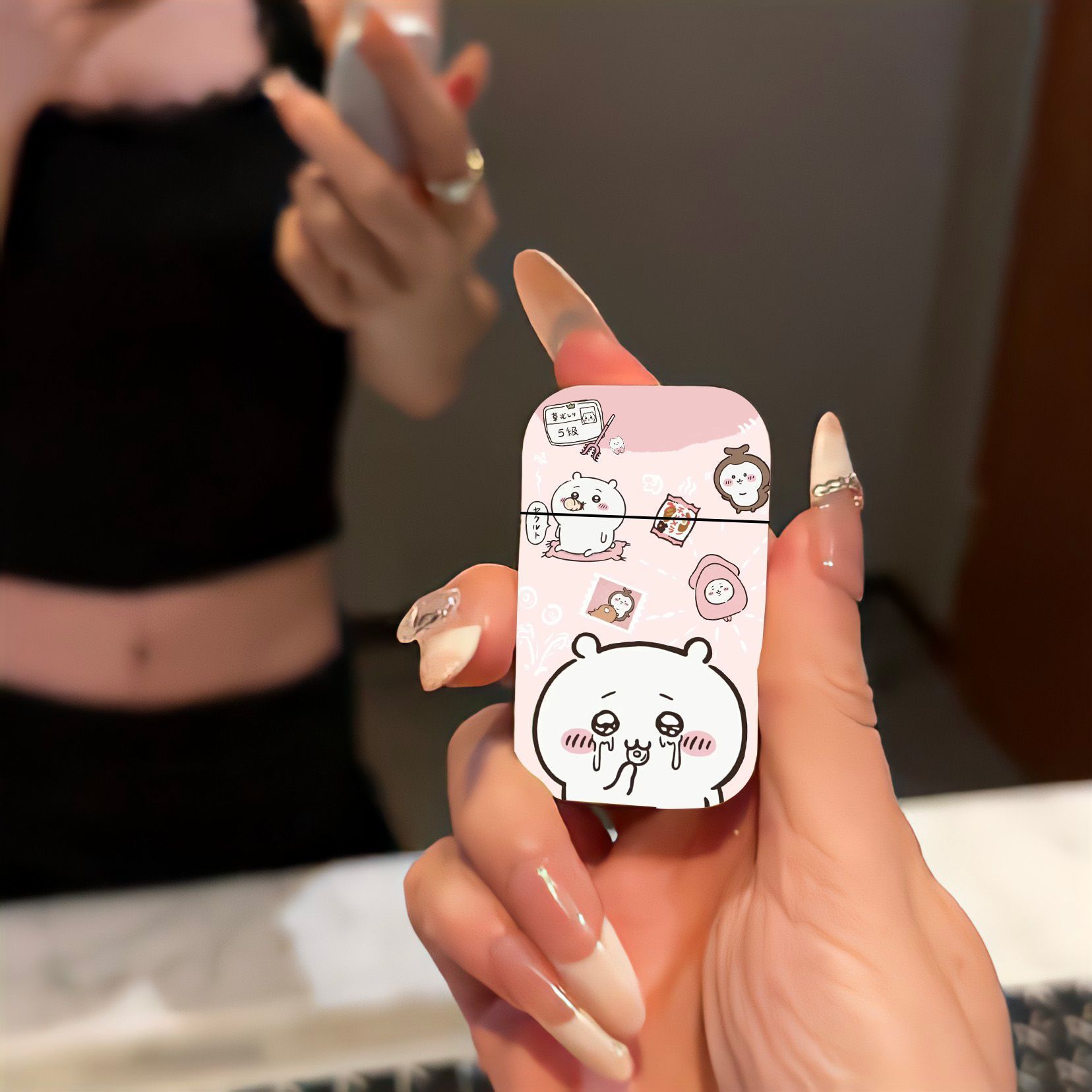 cute cigarette lighter Cartoon Chiikawa Pink Butane Gas Lighter