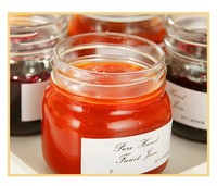 Wholesale Price New Design Food Grade clear Bulk 250ml Jam Glass Jar Mini Glass Jam Jars Glass Jam Jars with Lids
