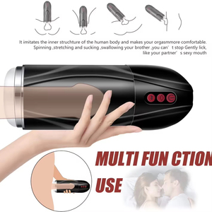 Masturbador Masculino Automático de Silicona, 5 Modos de Succión y 10 de Vibración, Masturbador Eléctrico de Succión Intensa para Hombres - Product Image 4