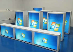 86 Inch 3D Hologram Interactive Touch Screen Box Lcd Human Box Transparent <strong>Display</strong> Cabinet Showcase - Product Image 2