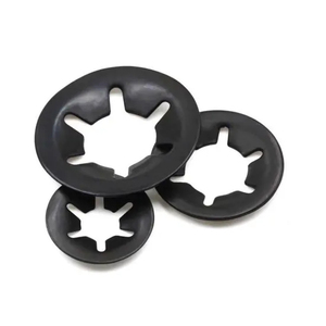 Factory Direct 304 Stainless Steel Black Oxide Club Bearing Clip <strong>Ring</strong> Star Spring Lock Washer - Product Image 1
