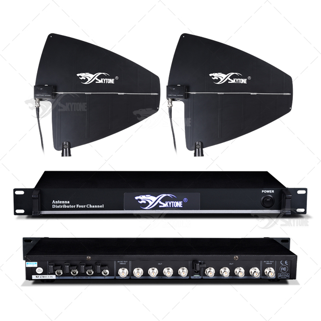 UA845E Wideband 500-950MHz Wireless Antenna Distribution System for Professional UHF Microphone
