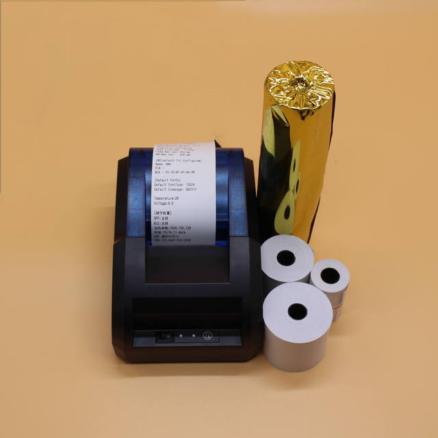 High-end Thermal Receipt Printer Paper Roll with 57mm Width and Plastic Core