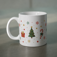 Tasses à café personnalisées 11 oz avec photos, logo personnalisé imprimé, tasse en céramique, tasse en céramique à sublimation de Noël