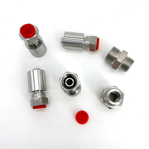 Raccords de tuyaux hydrauliques réutilisables Super Factory en acier inoxydable 3/8 JIC Raccordement de tuyau <span class=keywords><strong>hydraulique</strong></span> standard SAE - Product Image 2