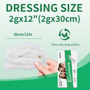Vendaje para heridas autoadhesivo de alginato de calcio y plata suave altamente absorbente Tipo de producto transparente - Product Image 3