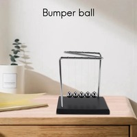 Newton Berceau Physique Pendule Science Z-Type Bois Berceau de Newton Art en Mouvement Balance Balle Vague Bureau Ornement Jouet Éducatif