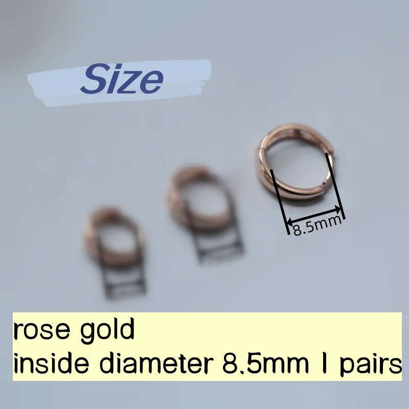 rose 8.5mm 1 pairs